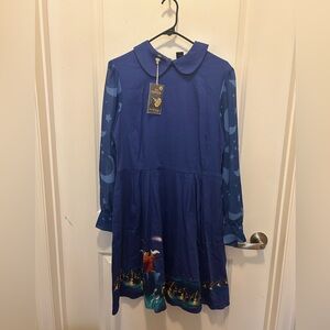 DISNEY Loungefly Stitch Shoppe Fantasia Dress NWT comes with Dress Belt and Pin